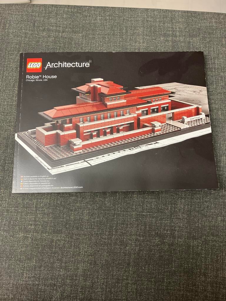 Zeldzame Lego Architecture Robie House Bouwinstructie, Ophalen of Verzenden, Zo goed als nieuw, Losse stenen, Lego