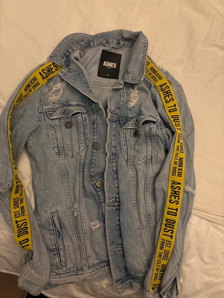 Ashes to Dust spijkerjas maat XS – unisex denim jacket  –, Ophalen of Verzenden, Nieuw, Maat 46 (S) of kleiner, Blauw