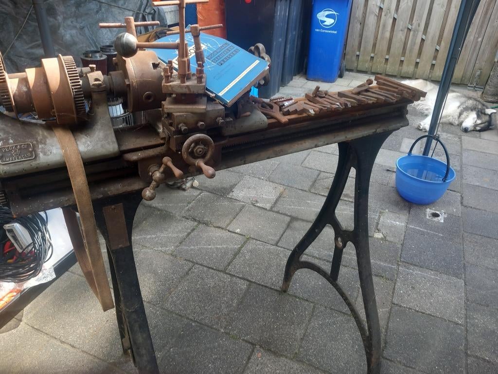 Draaibank antiek, Antiek en Kunst, Ophalen