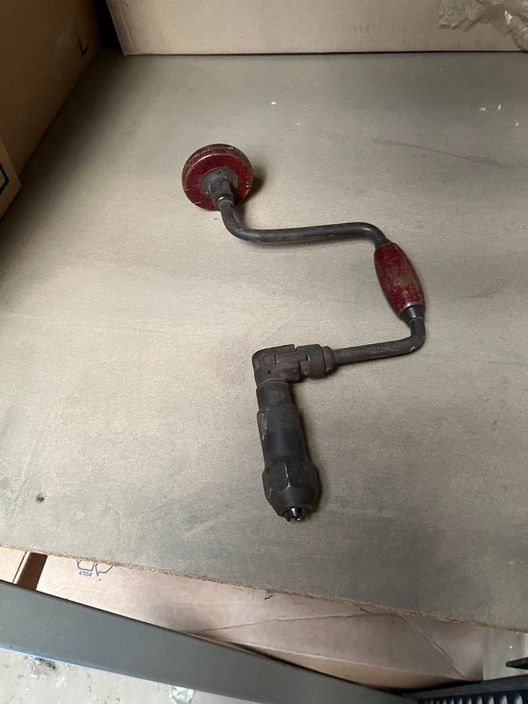 Handboormachine, Ophalen, Zo goed als nieuw