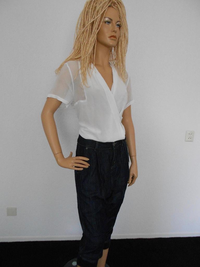 Motivi harembroek nieuw spijker jeans baggy broek 36 38 S M, Nieuw, Driekwart, Maat 36 (S), Verzenden