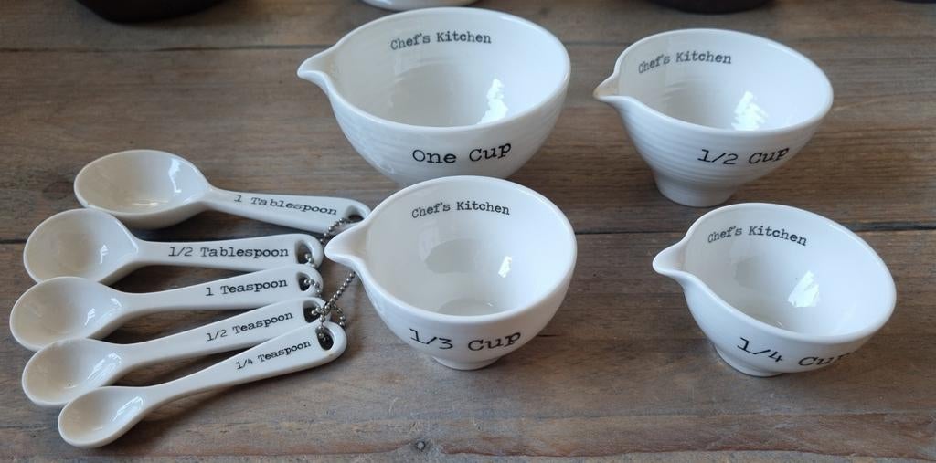 Riviera Maison chef's kitchen maatbekers en maatlepels set, Ophalen of Verzenden