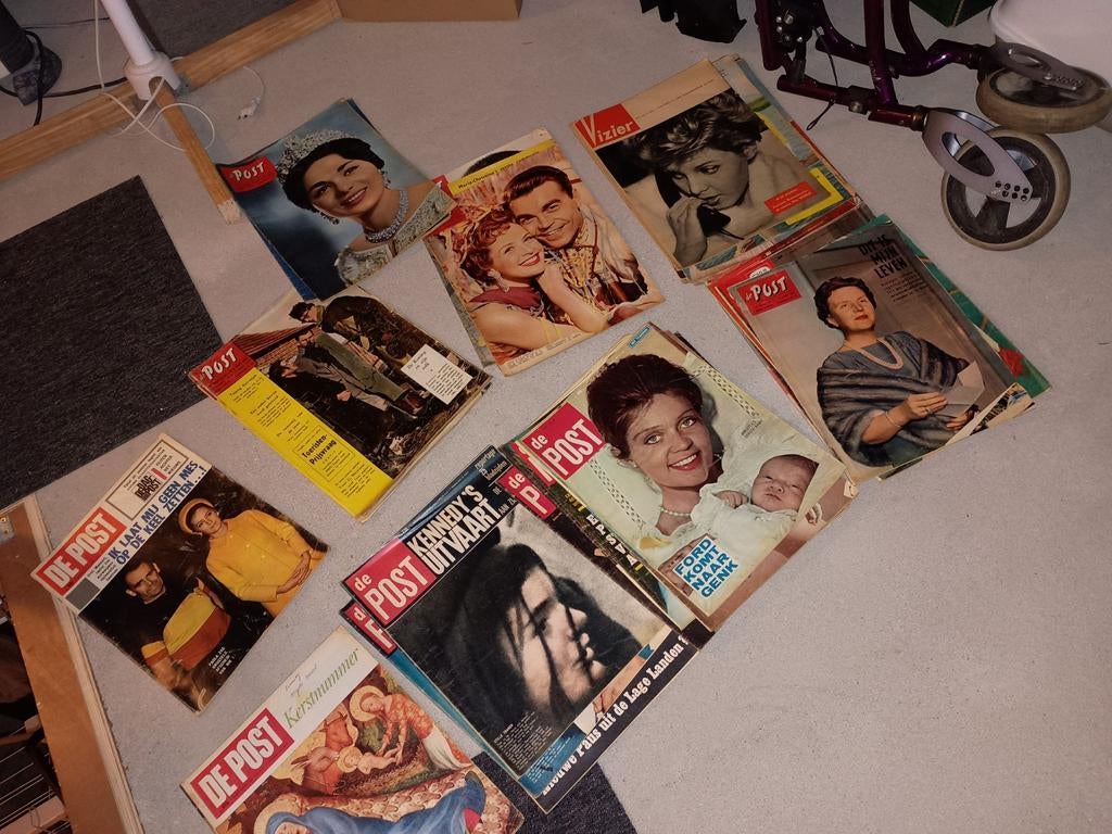 Tijdschriften Panorama De Post illustratie de lach ons volk, Verzamelen, Ophalen, 1940 tot 1960, Tijdschrift