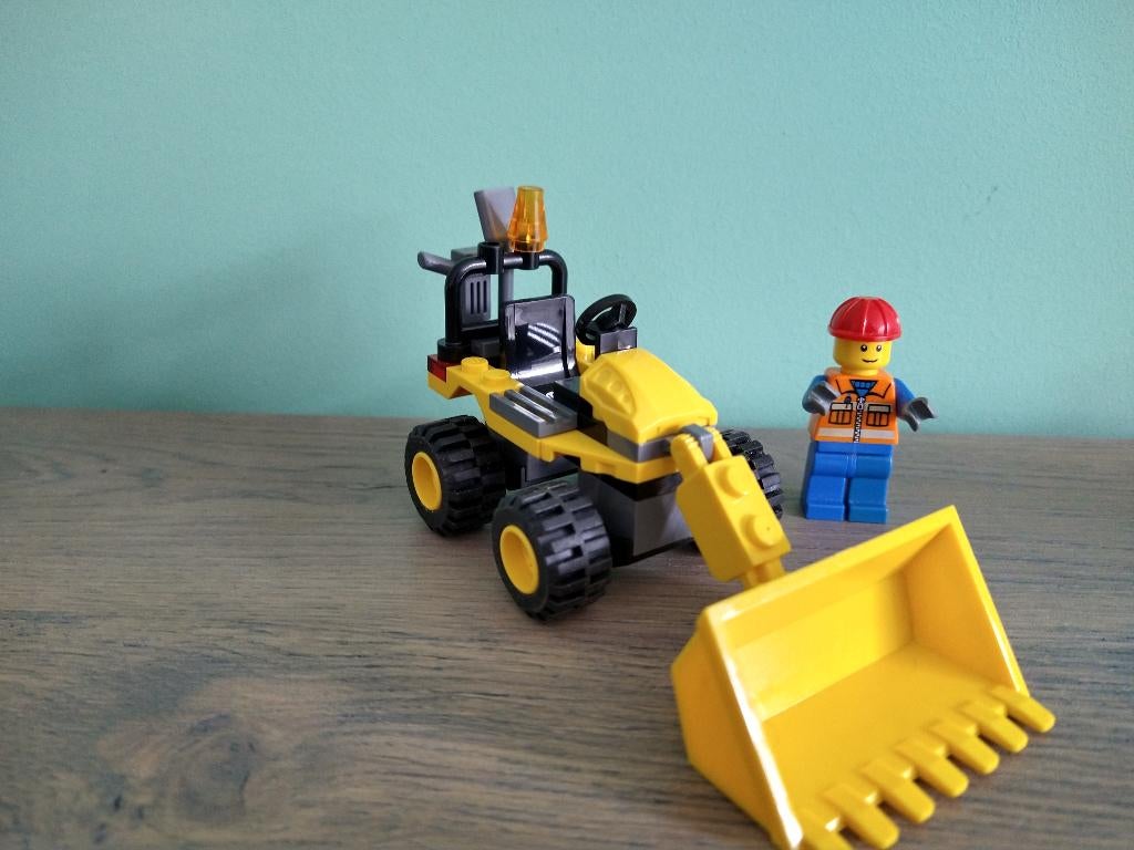 Lego city 7246 mini digger shovel graafmachine, Kinderen en Baby's, Ophalen of Verzenden, Zo goed als nieuw, Complete set, Lego