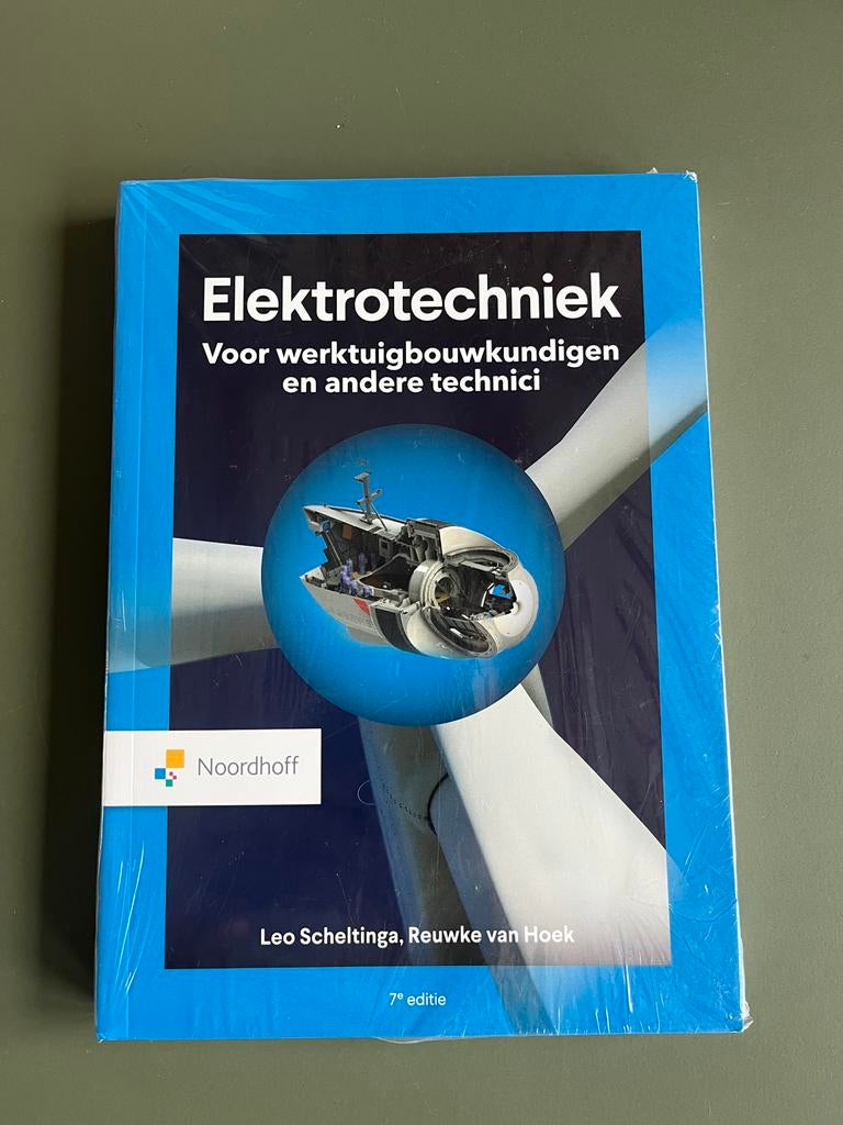 Scheltinga - Elektrotechniek Noordhoff 7e editie Nieuw, Boeken, Ophalen of Verzenden, Zo goed als nieuw, Leo Scheltinga, Nederlands