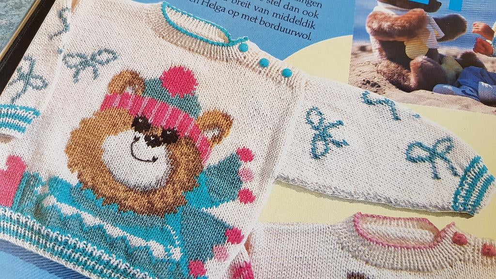 Winterbeer trui breipatroon, Ophalen of Verzenden, Zo goed als nieuw, Breien, Patroon of Boek