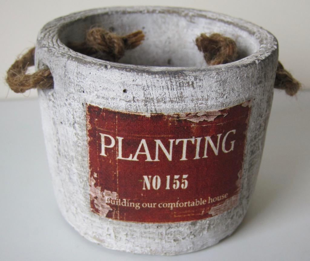 klein design bloempotje van Planting no. 155, Rond, Binnen, Ophalen of Verzenden, Zo goed als nieuw