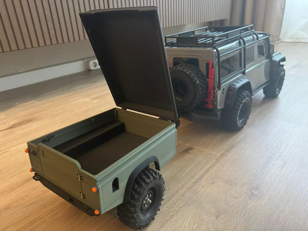 Trailer voor 1:10 crawlers, Ophalen of Verzenden, Zo goed als nieuw, Onderdeel