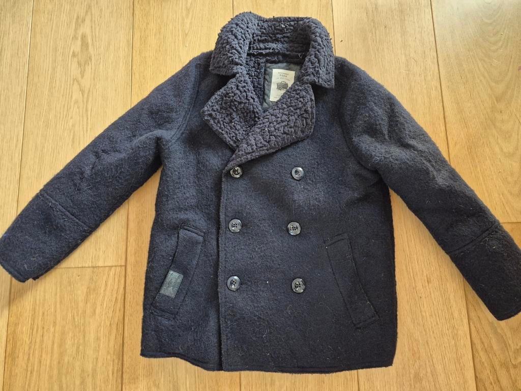 ZARA teddy winterjasje/tussenjasje donkerblauw Nieuw!, Ophalen of Verzenden, Nieuw, Jongen, Jas