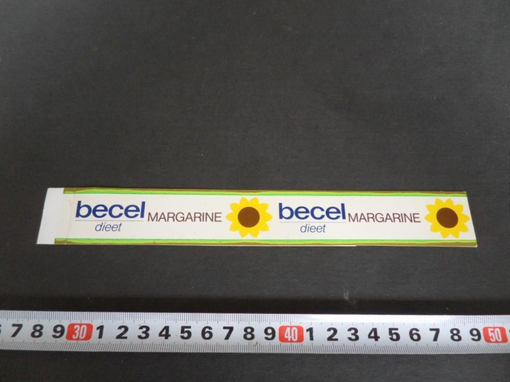 sticker BECEL dieet magarine, Verzamelen, Ophalen, Zo goed als nieuw