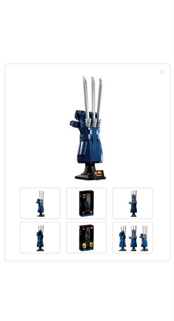 LEGO 76250 X-Men Wolverine's Adamantium Claws - Nieuw!, Ophalen of Verzenden, Nieuw, Complete set, Lego