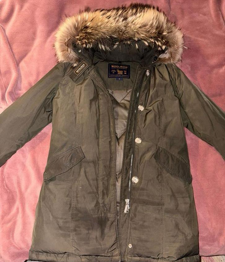 Groene Woolrich Jas, Ophalen of Verzenden, Zo goed als nieuw, Groen