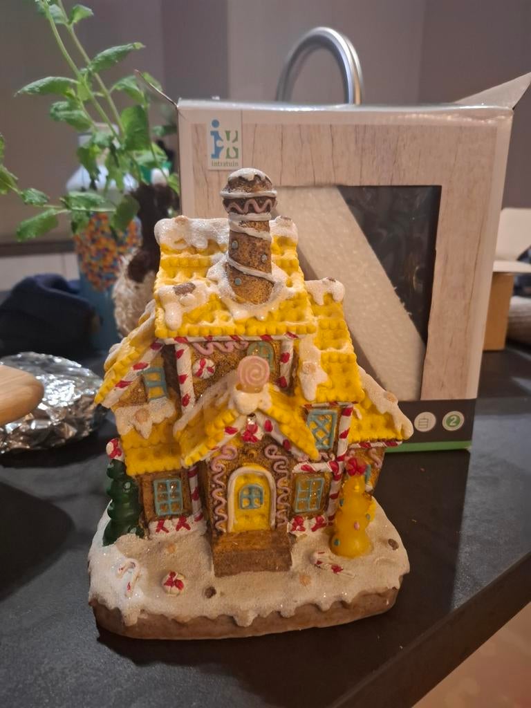 Intratuin Kersthuisje - Zo goed als nieuw!, Diversen, Kerst, Ophalen of Verzenden, Zo goed als nieuw