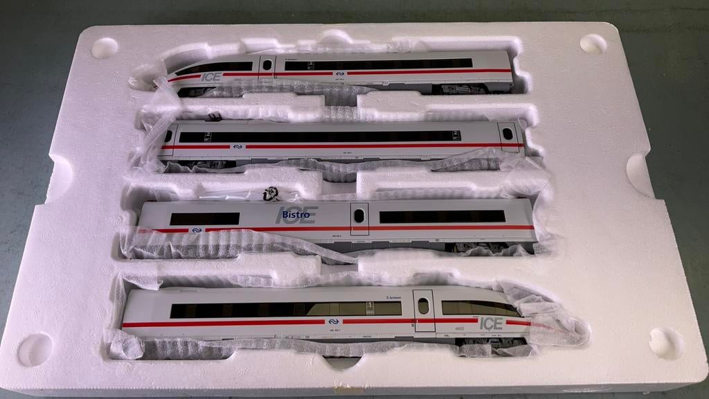 Piko ho 57306 ICE 4-delige NS ,WISSELSTROOM , nieuw in doos., Nieuw, NS, Gelijkstroom, Locomotief