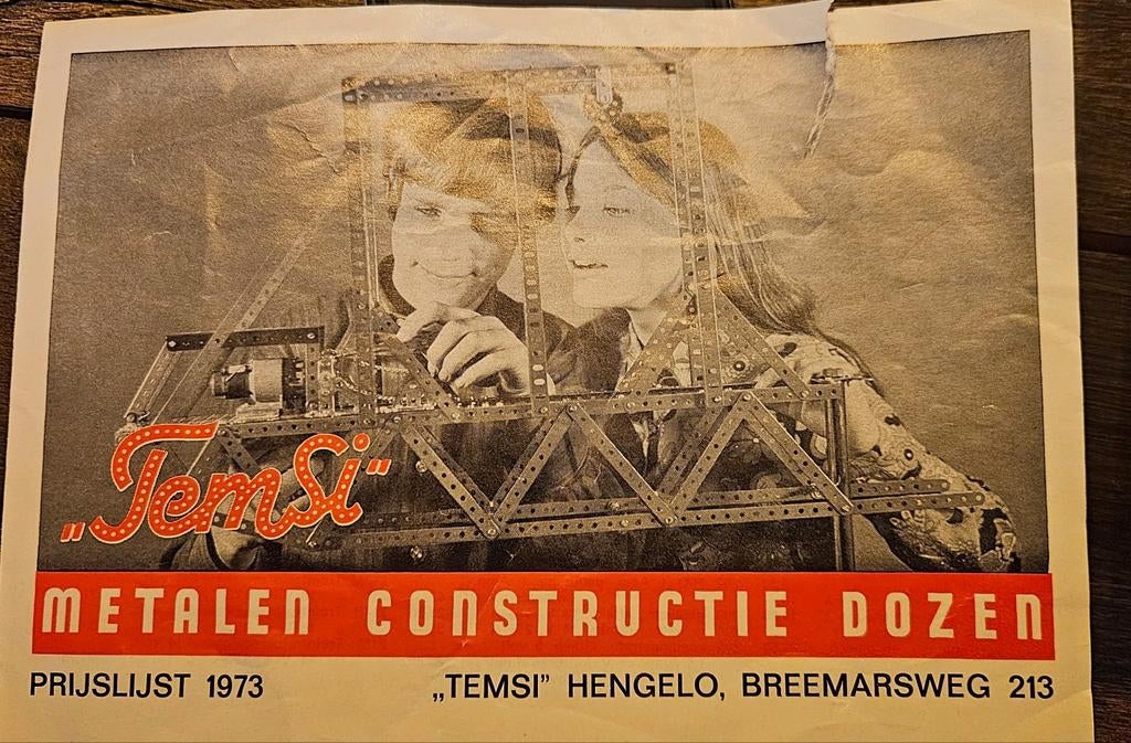 Temsi (mecanno) vintage metalen speelset, Ophalen