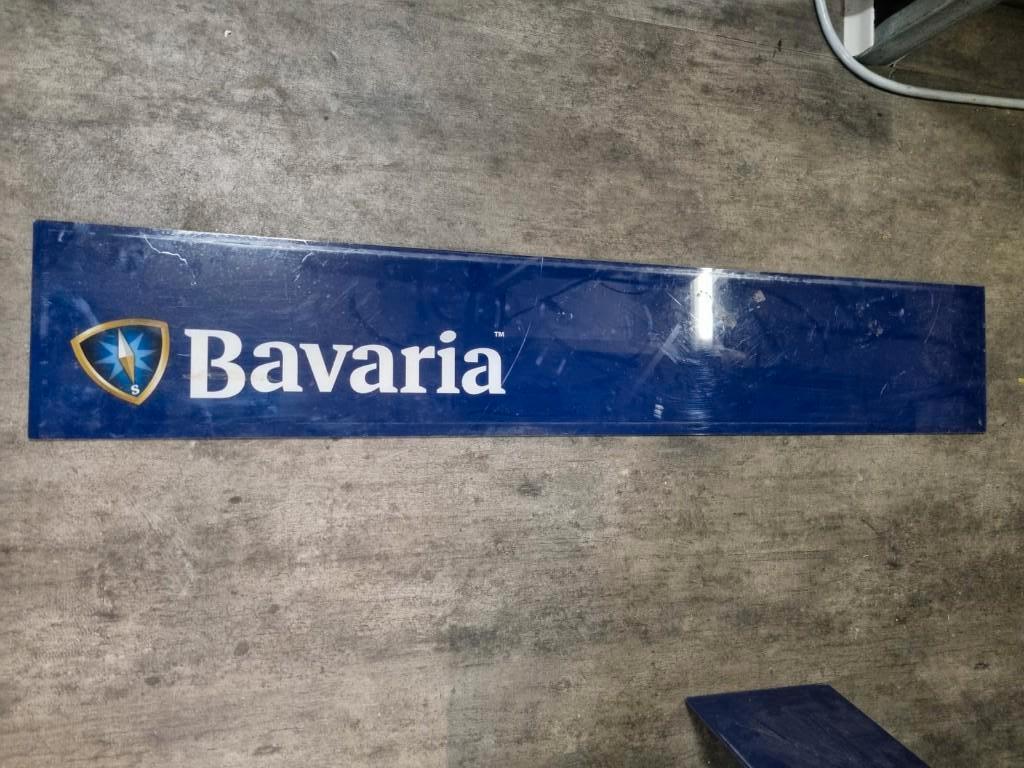 Kunstof plaat voor lichtbak BAVARIA, Ophalen of Verzenden, Zo goed als nieuw, Lichtbak of (neon) lamp