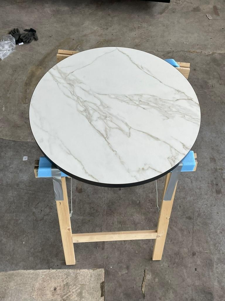 dekton tafel rond, Huis en Inrichting, Tafels | Eettafels, Ophalen, Rond, Nieuw, Vier personen