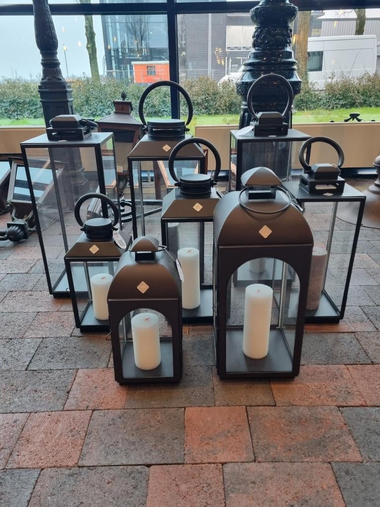 Windlichten diverse maten, Info@nostalux.nl, Nieuw, Ophalen of Verzenden, Nostalux BV