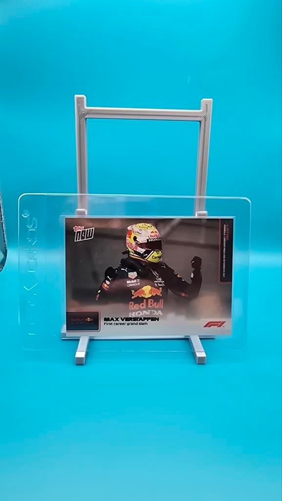 Max Verstappen F1 Spelerskaart - Topps Now grand slam, Ophalen of Verzenden, Zo goed als nieuw, Overige sporten, Spelerskaart