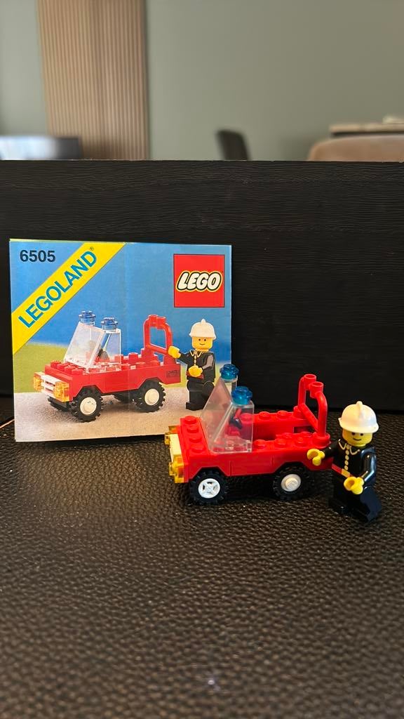 Lego 6505 Fire Chief compleet met boekje, Ophalen of Verzenden, Zo goed als nieuw, Complete set, Lego
