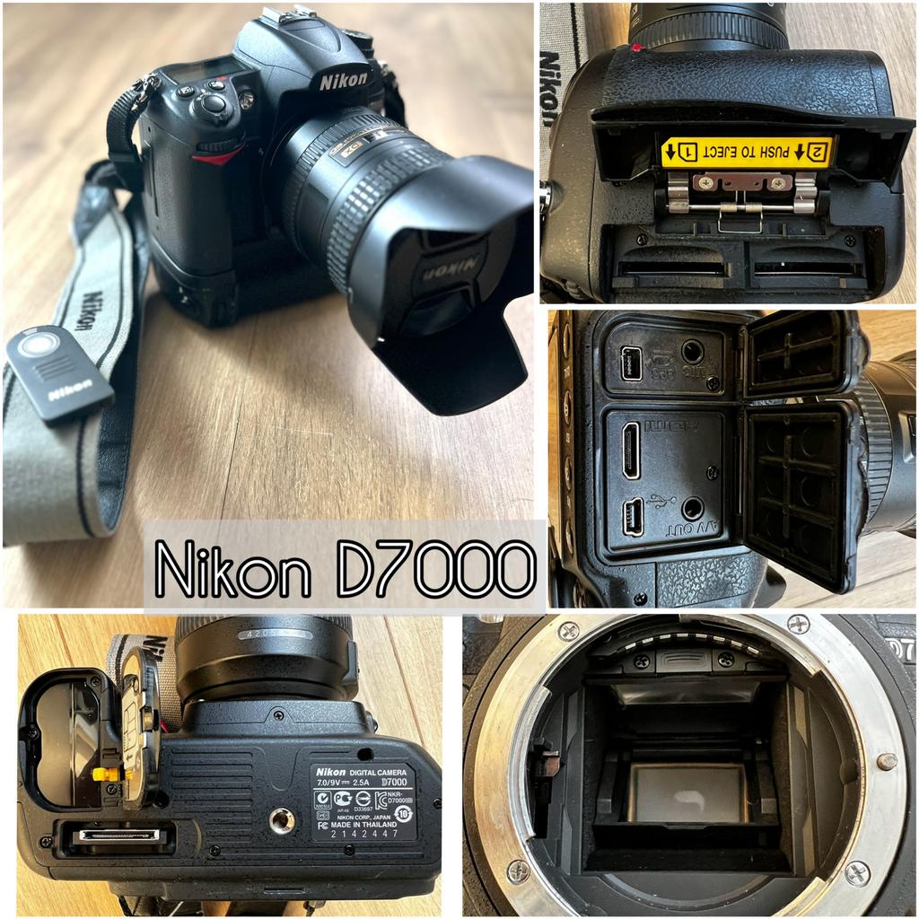 Nikon D7000 DSLR met lens en accessoires, Overige soorten, Ophalen of Verzenden, Zo goed als nieuw, 8 tot 20x