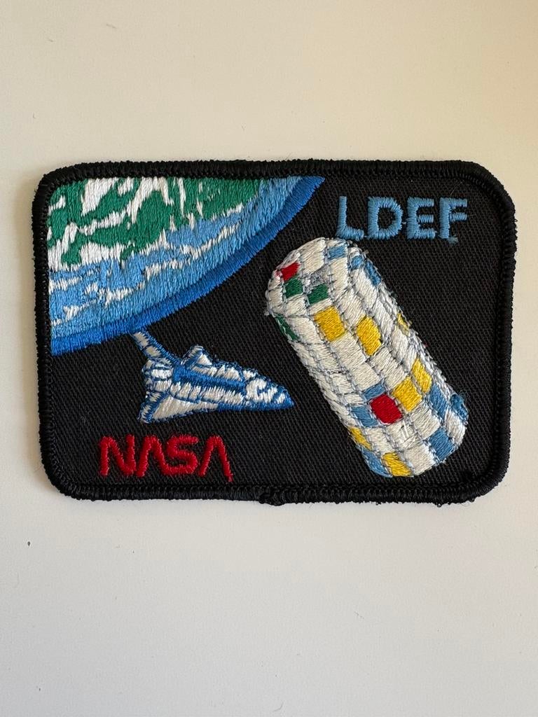 NASA, LDEF, STS-41C, LONG DURATION EXPOSURE FACILITY, PATCH, Ophalen of Verzenden, Zo goed als nieuw