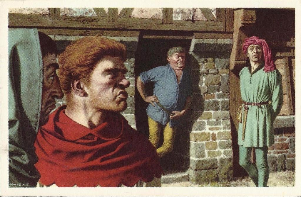 ansichtkaart - verzamelkaart clauwaerts en leliaerts (201), Ophalen of Verzenden, 1960 tot 1980, Gelopen