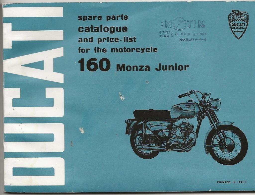 Ducati 160 Monza Junior spare parts (6137z), Ophalen of Verzenden, Ducati