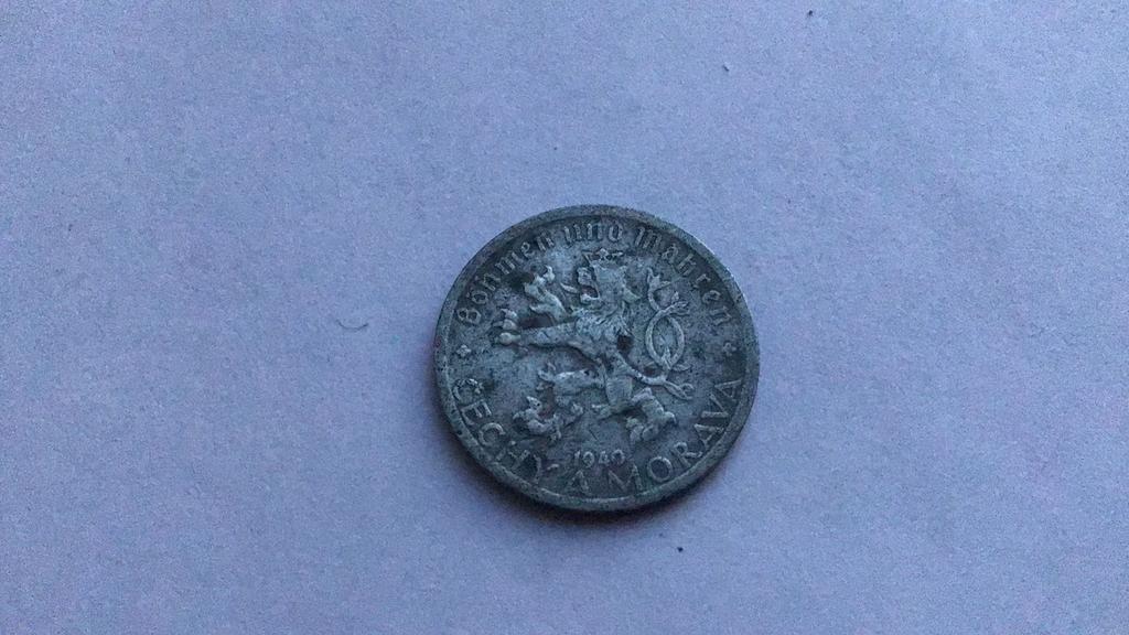 Bohemen en Moravie 20 haleru 1940, Ophalen of Verzenden, Overige landen