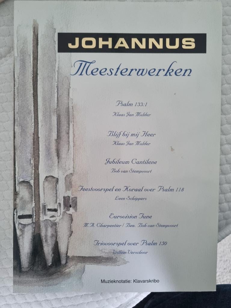 Klavarskribo - meesterwerken div componisten, Ophalen of Verzenden, Artiest of Componist, Religie en Gospel