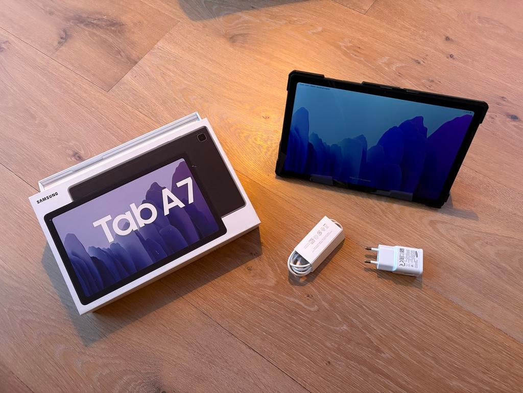 Samsung Galaxy Tab A7 32GB Dark Gray, Computers en Software, Android Tablets, 10 inch, Gebruikt, 32 GB, TAB A7 32GB