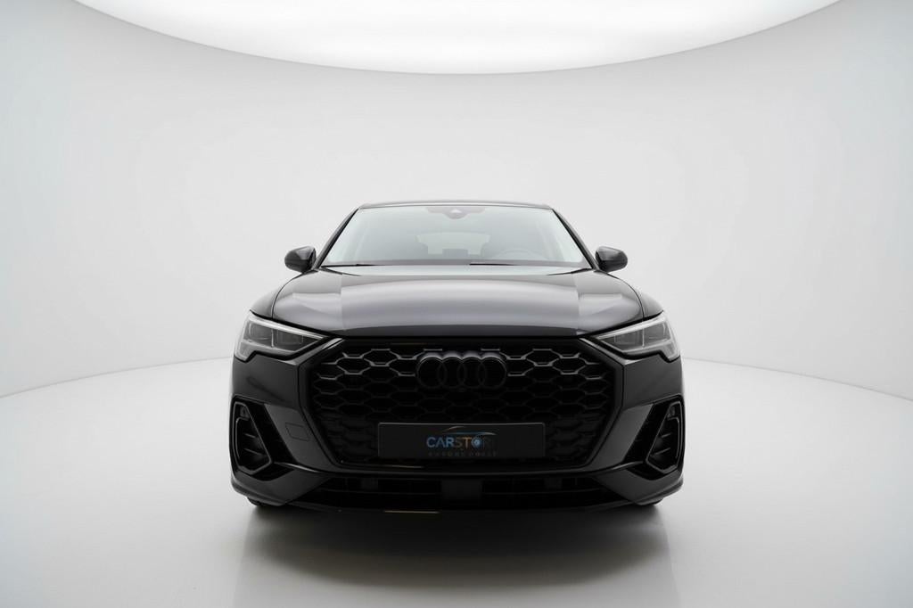 Audi Q3 Sportback 35 TFSI S LINE VIRTUAL CAMERA STOELVERW, 15 km/l, Zwart, 4 cilinders, 150 pk