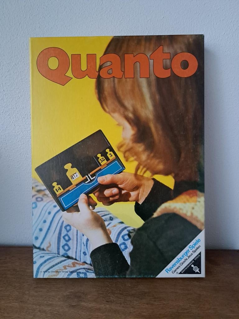 Quanto bordspel Ravensburger 1973, Ophalen of Verzenden, Zo goed als nieuw, Ravensburger