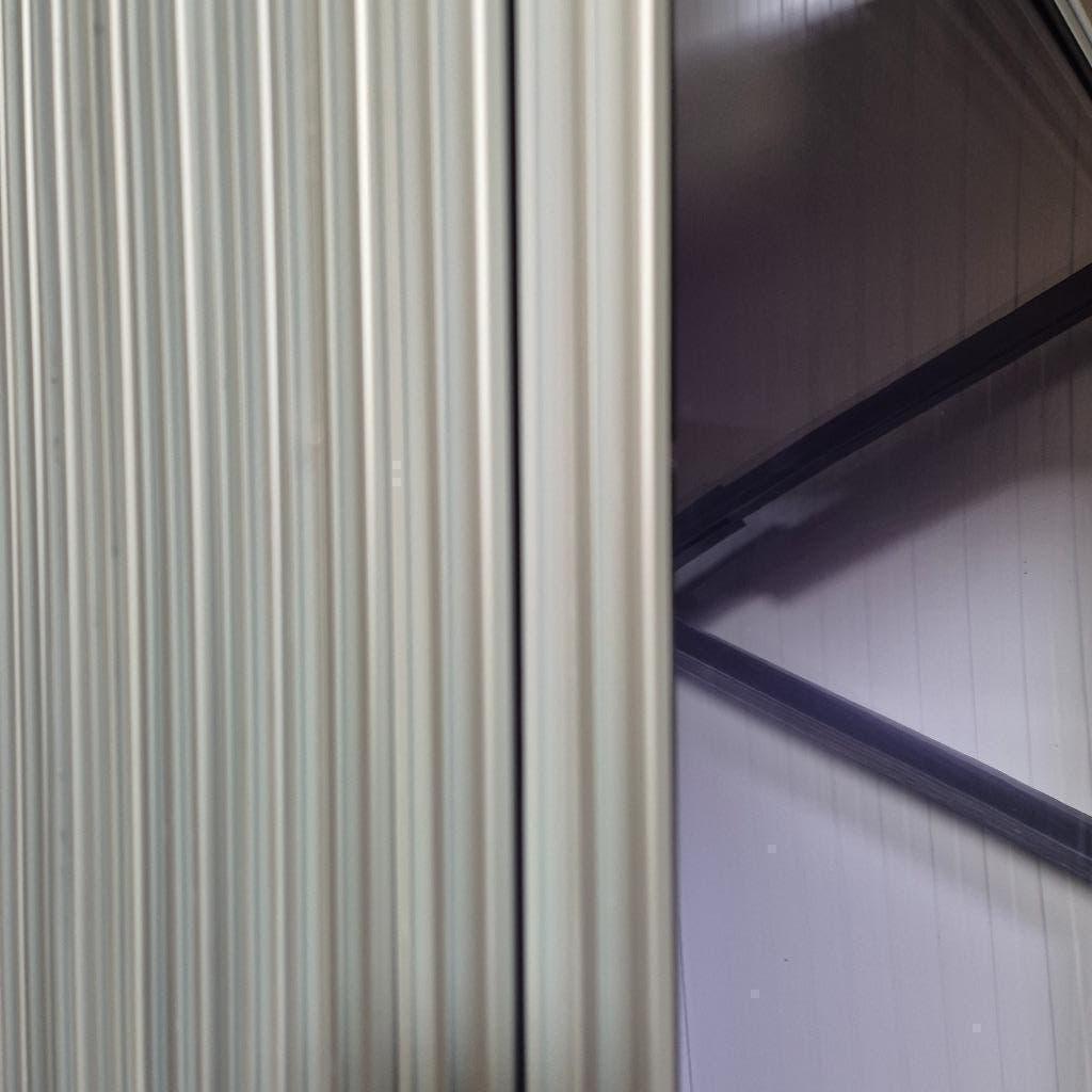 plexiglas windschermen met aluminium omranding 193x120 cm, Ophalen, Gebruikt, 200 cm of meer, 150 tot 200 cm