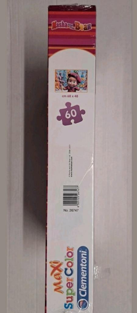 Masha en de Beer Puzzel - 60 Stukjes - Clementoni, Gebruikt, Clementoni, Info@clementoni.it, Via Galileo Galilei, 15, 62019 Recanati MC, Italië