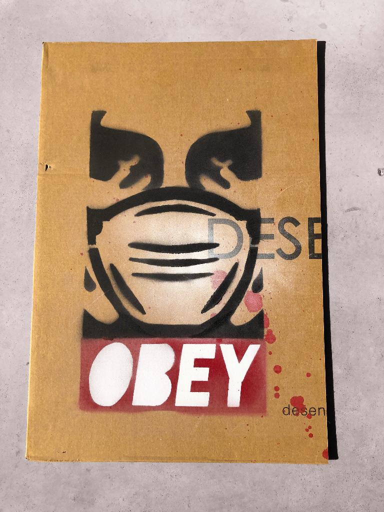 Obey! [covid], Minder dan 50 cm, 50 tot 75 cm, Verzenden, Nieuw