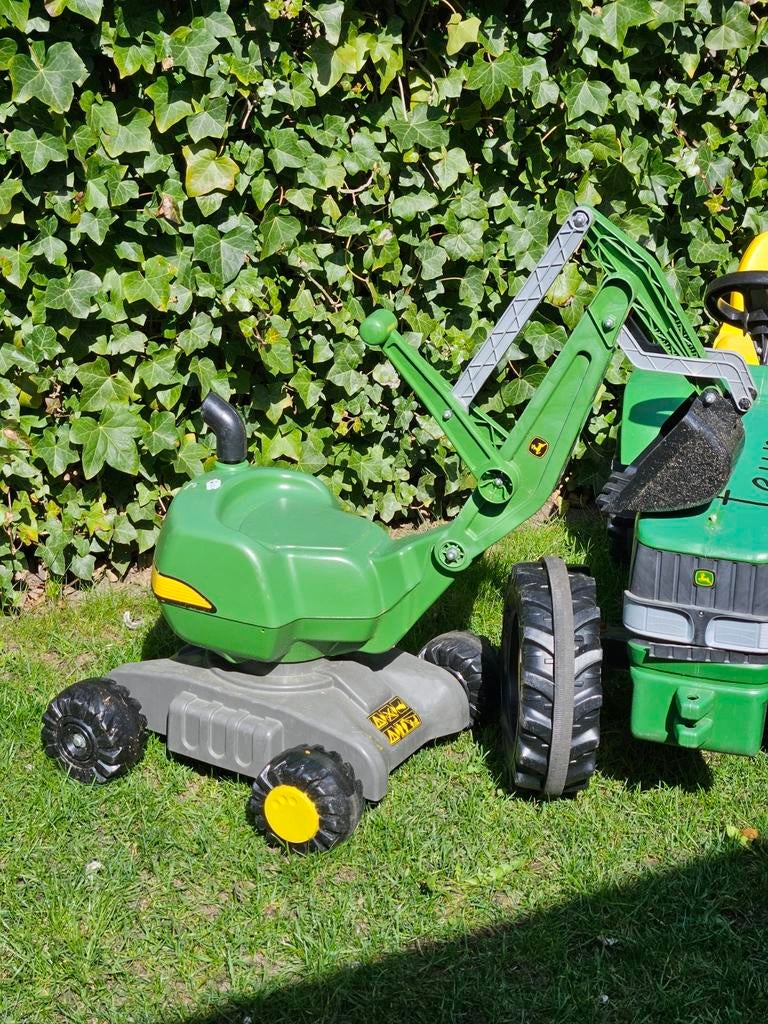 John Deere zit graafmachine, Ophalen