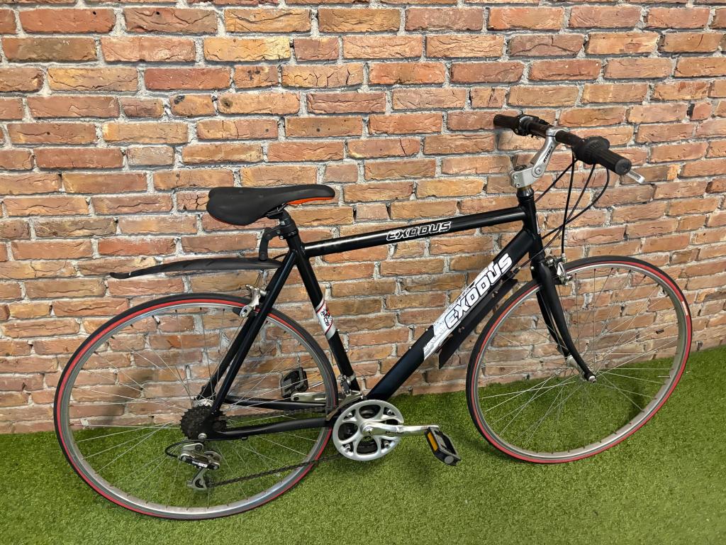 Fietshokje Hoofddorp: Exodus FCB Herenfiets H54, Versnellingen, Niet ingevuld, Ophalen of Verzenden, Zo goed als nieuw