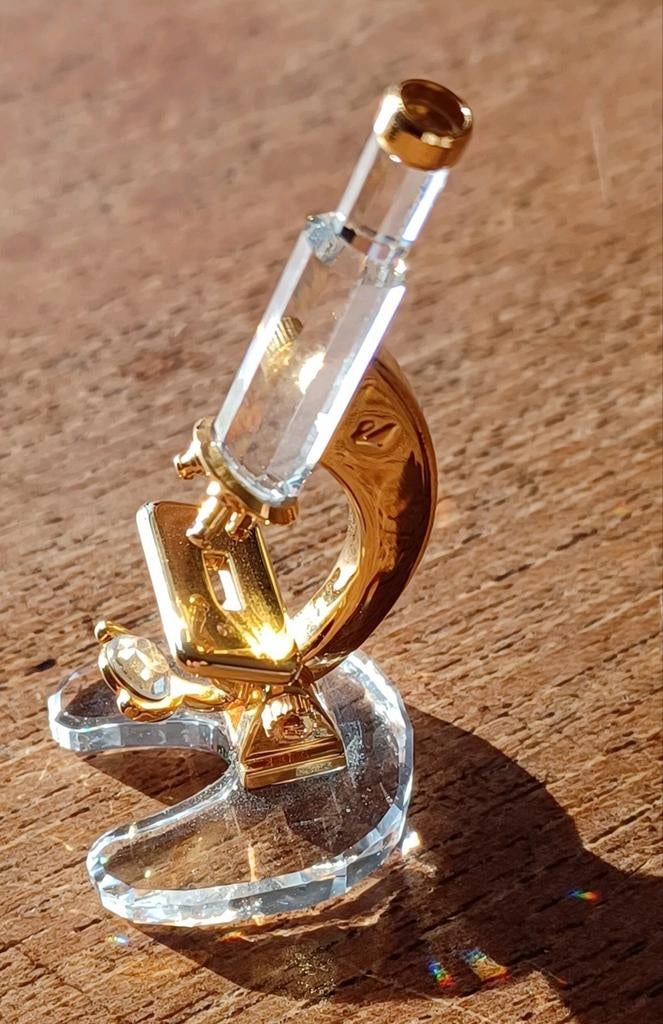 Swarovski Crystal Memories Microscoop, Ophalen of Verzenden, Zo goed als nieuw, Figuurtje