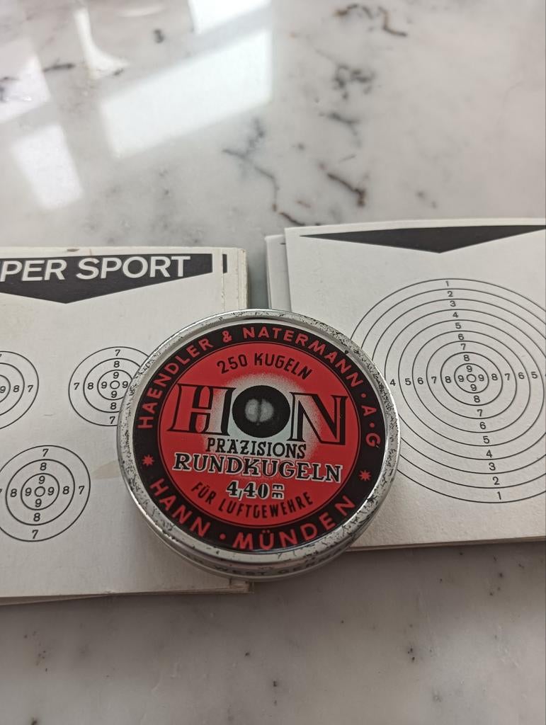 Haendler & Natermann H&N Luchtgeweer Kogels 4.40mm, Ophalen of Verzenden, Gebruikt