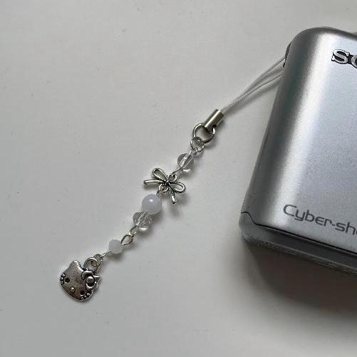 hello kitty phonecharm, Verzenden, Zo goed als nieuw, Overige materialen