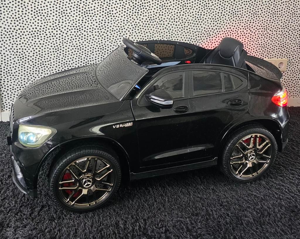Zwarte Mercedes-Benz AMG kinderauto met afstandsbediening, Ophalen, Zo goed als nieuw
