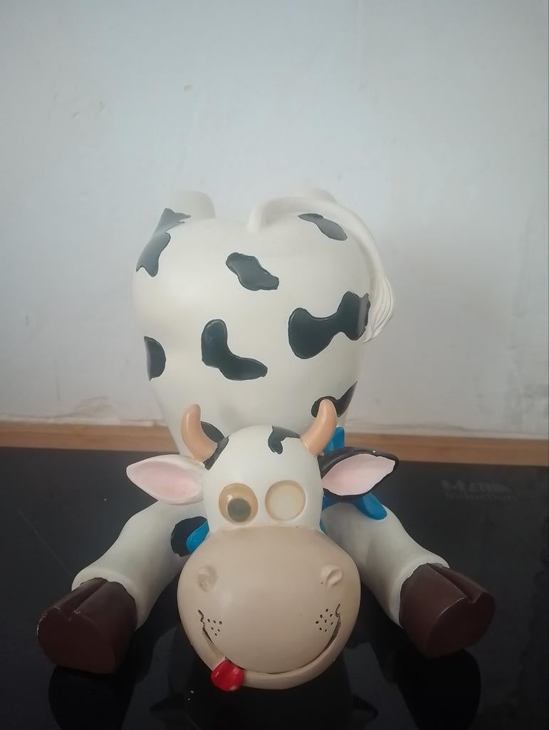 Koe spaarpot - Decoratie voor in huis, Ophalen of Verzenden, Zo goed als nieuw, Beeldje of Figuurtje