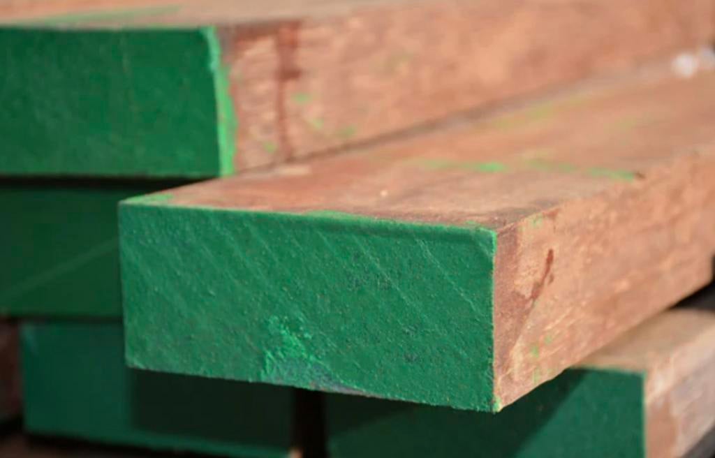 Meranti ruwe balken 80x130 mm - diverse lengtes, Ophalen, Gebruikt, 250 tot 300 cm, 50 mm of meer