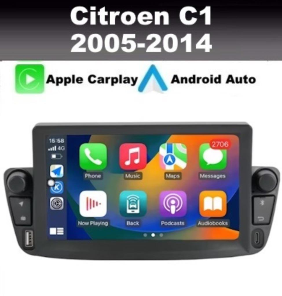 Citroen C1 2005-2014 navigatie android apple carplay dab+, Ophalen of Verzenden, Nieuw