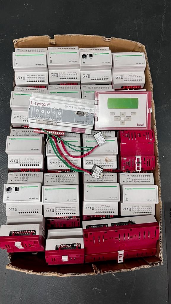 Grote partij TAC Xenta I/O modules en controllers, Ophalen of Verzenden, Gebruikt