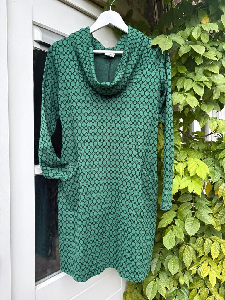 Jurk van duurzaam retro merk Ato Berlin, maat M, Maat 38/40 (M), Ophalen of Verzenden, Zo goed als nieuw, Boven de knie