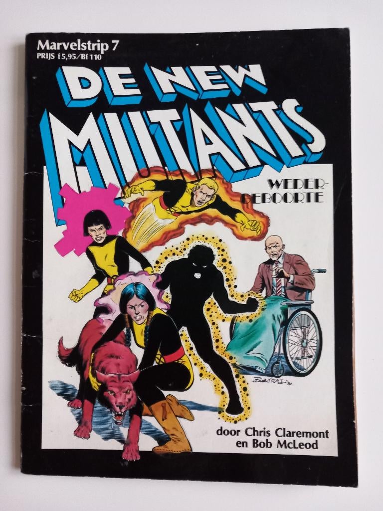 Marvelstrip De new Mutants - wedergeboorte (Nijmegen oost), Gelezen, Amerika, Ophalen of Verzenden, Meerdere comics