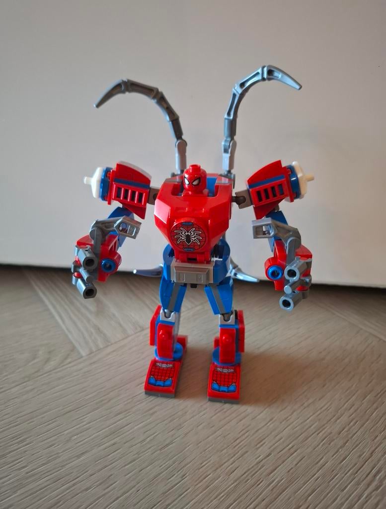 Lego Marvel 76146 Spider-man Mecha, Kinderen en Baby's, Speelgoed | Duplo en Lego, Zo goed als nieuw, Lego, Complete set, Ophalen of Verzenden