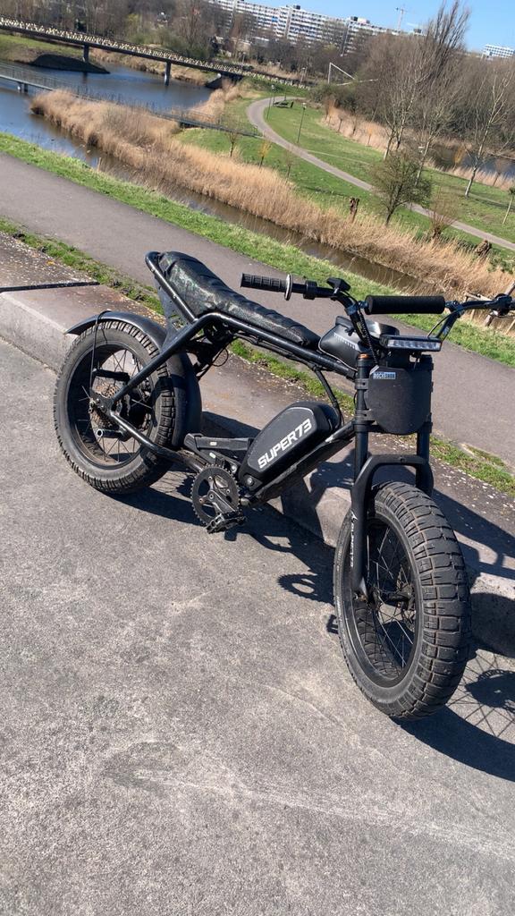 Super 73 zx omgebouwd, Fietsen en Brommers, Gebruikt, 59 cm of meer, 50 km per accu of meer, Ophalen